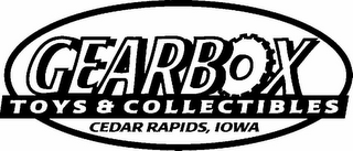 GEARBOX TOYS & COLLECTIBLES CEDAR RAPIDS, IOWA logo