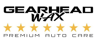 GEARHEAD WAX PREMIUM AUTO CARE logo