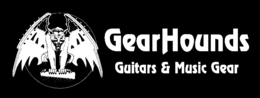 GEARHOUNDS GUITARS & MUSIC GEAR logo