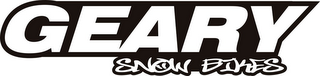 GEARY SNOW BIKES logo