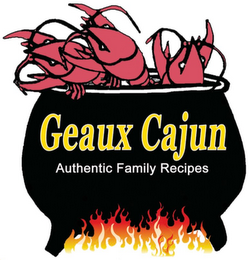 GEAUX CAJUN AUTHENTIC FAMILY RECIPES logo