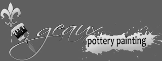 GEAUX POTTERY PAINTING logo