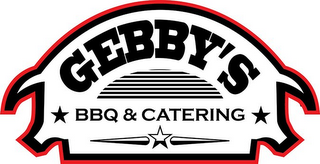 GEBBY'S BBQ & CATERING logo