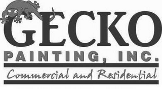GECKO PAINTING, INC. COMMERCIAL AND RESIDENTIAL logo