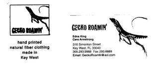 GECKO ROAMIN' logo