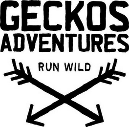 GECKOS ADVENTURES RUN WILD logo