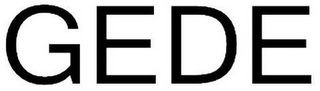 GEDE logo
