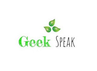 GEEK SPEAK logo