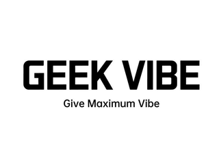 GEEK VIBE GIVE MAXIMUM VIBE logo