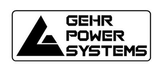 GEHR POWER SYSTEMS logo