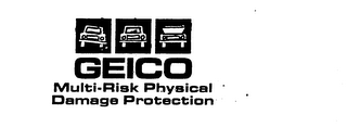 GEICO MULTI-RISK PHYSICAL DAMAGE PROTECTION logo