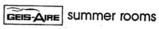 GEIS-AIRE SUMMER ROOMS logo