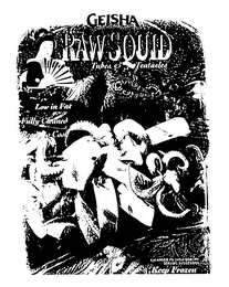 GEISHA RAW SQUID LOW IN FAT FULLY COOKED KEEP FROZEN logo