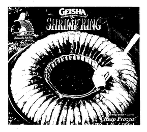 GEISHA SHRIMP RING COOKED NATURALLY FAT FREE JUST THAW & SERVE KEEP FROZEN logo