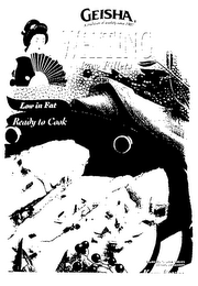 GEISHA WHITING LOW IN FAT READY TO COOK KEEP FROZEN logo