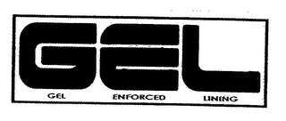 GEL GEL ENFORCED LINING logo