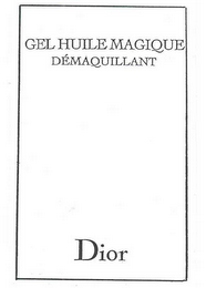 GEL HUILE MAGIQUE DÉMAQUILLANT DIOR logo