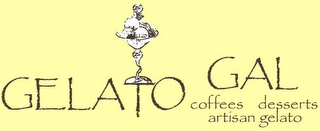 GELATO GAL COFFEES DESSERTS ARTISAN GELATO logo