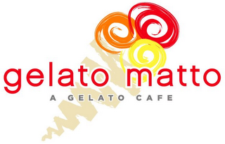 GELATO MATTO A GELATO CAFE logo