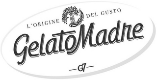 GELATOMADRE L'ORIGINE DEL GUSTO G7 logo