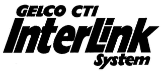 GELCO CTI INTERLINK SYSTEM logo