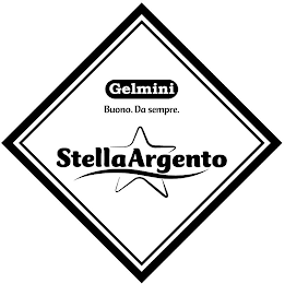 GELMINI BUONO. DA SEMPRE. STELLAARGENTO logo