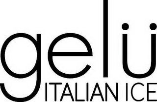 GELU ITALIAN ICE logo