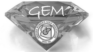 GEM ARIZONA WOMEN'S GOLF ASSOCIATION SINCE 1924 logo
