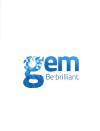 GEM BE BRILLIANT logo