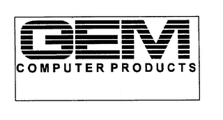 GEM COMPUTER PRODUCTS logo