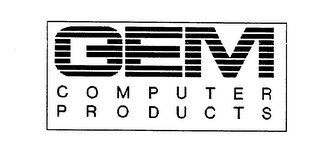 GEM COMPUTER PRODUCTS logo