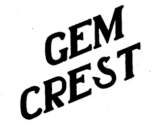 GEM CREST logo