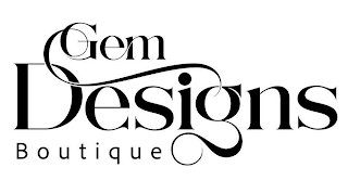 GEM DESIGNS BOUTIQUE logo