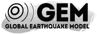 GEM GLOBAL EARTHQUAKE MODEL logo