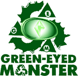 GEM GREEN-EYED M NSTER GEM logo