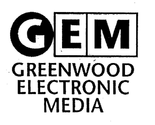 GEM GREENWOOD ELECTRONIC MEDIA logo