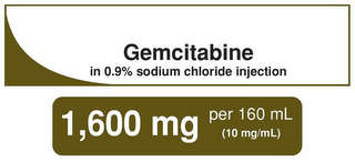 GEMCITABINE IN 0.9% SODIUM CHLORIDE INJECTION 1,600 MG PER 160 ML (10 MG/ML) logo