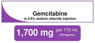 GEMCITABINE IN 0.9% SODIUM CHLORIDE INJECTION 1,700 MG PER 170 ML (10 MG/ML) logo