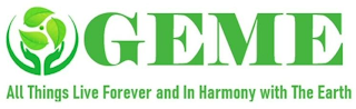 GEME ALL THINGS LIVE FOREVER AND IN HARMONY WITH THE EARTH logo