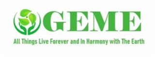 GEME ALL THINGS LIVE FOREVER AND IN HARMONY WITH THE EARTH logo