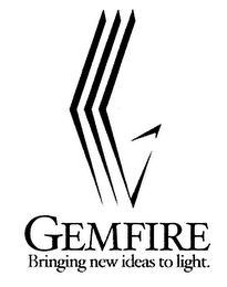 GEMFIRE BRINGING NEW IDEAS TO LIGHT. logo