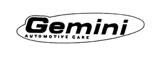 GEMINI AUTOMOTIVE CARE logo