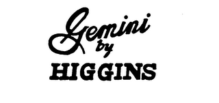 GEMINI BY HIGGINS logo