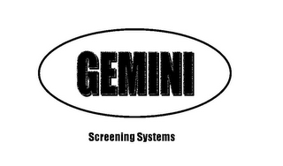 GEMINI SCREENING SYSTEMS logo