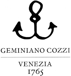 GEMINIANO COZZI VENEZIA 1765 logo
