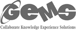 GEMS COLLABORATE KNOWLEDGE EXPERIENCE SOLUTIONS logo