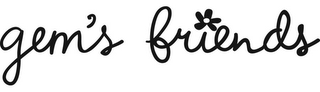 GEM'S FRIENDS logo