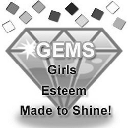 GEMS GIRLS ESTEEM MADE TO SHINE! logo