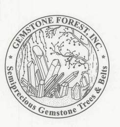 GEMSTONE FOREST, INC. SEMIPRECIOUS GEMSTONE TREES & BELTS logo