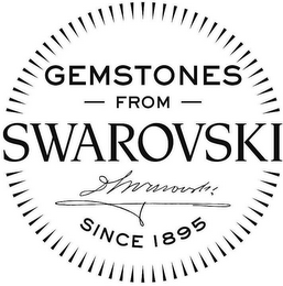 GEMSTONES -FROM - SWAROVSKI SINCE 1895 logo